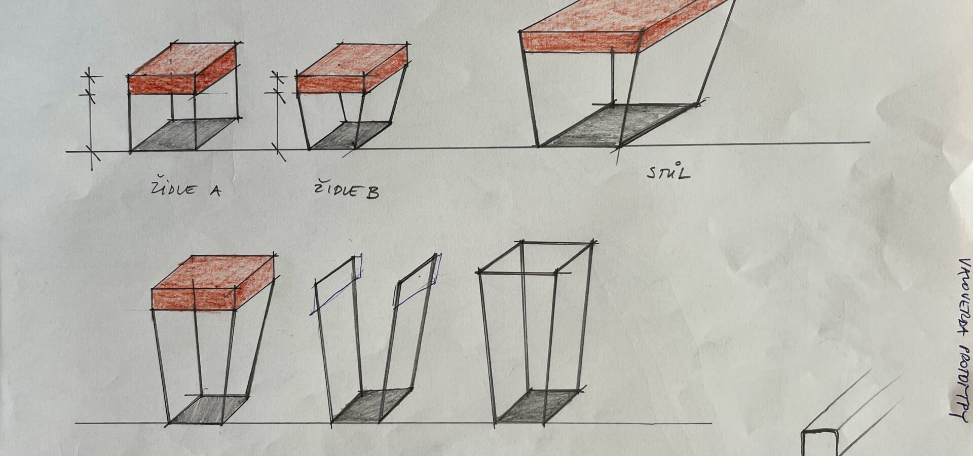 Vývoj prototypu řady Cafe